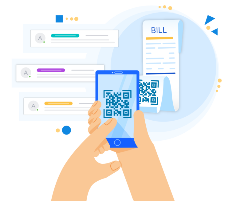 Scanning receipts via mobile devices